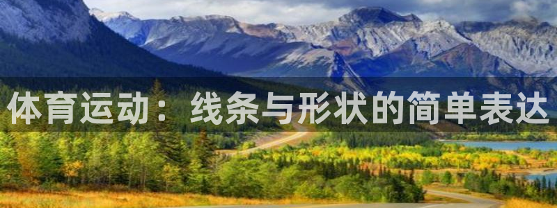 一竞技官网下载软件：体育运动：线条与形状的简单表达